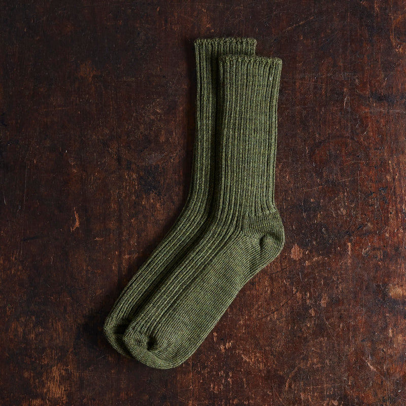 Adults Merino Wool Socks - Moss Melange