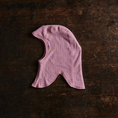 Baby & Kids Merino Wool Balaclava - Old Rose