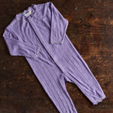 Baby & Kids Merino Wool/Silk Lace Romper - Lilac