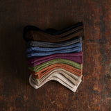 Baby & Kids Merino Wool Socks - Aubergine Melange