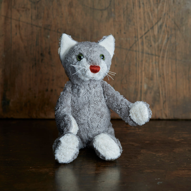 Cotton & Wool Medium Cat - Grey