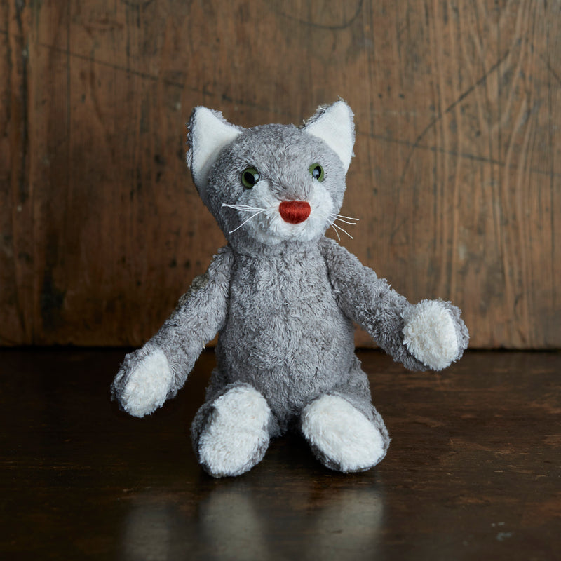 Cotton & Wool Medium Cat - Grey