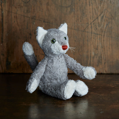 Cotton & Wool Medium Cat - Grey