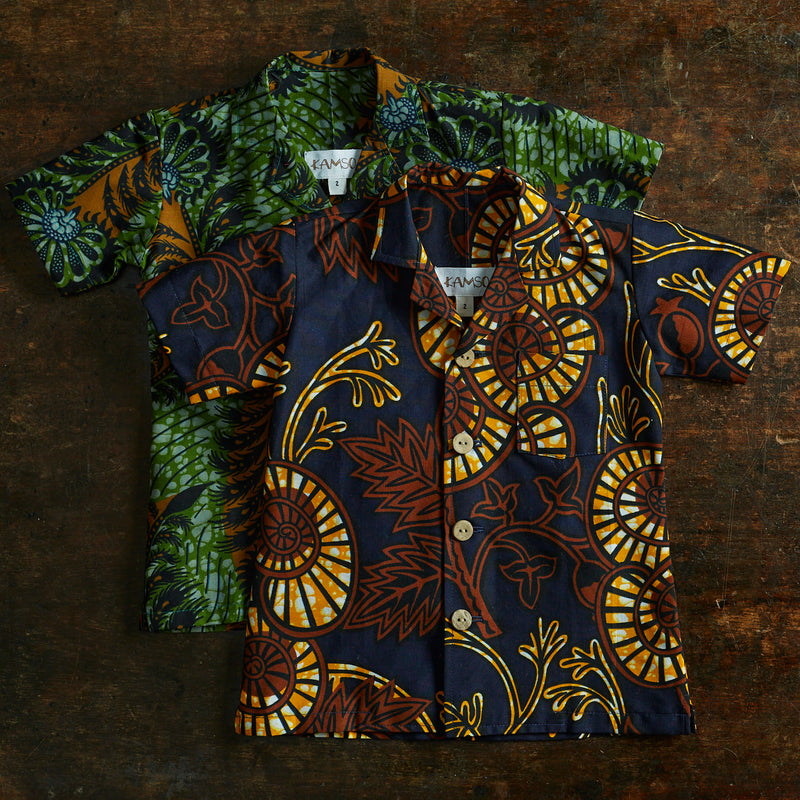 Wax Cotton Temi Shirt - Dark Fern