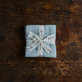 Cotton Muslin - Jasmin Blue - Set of 2