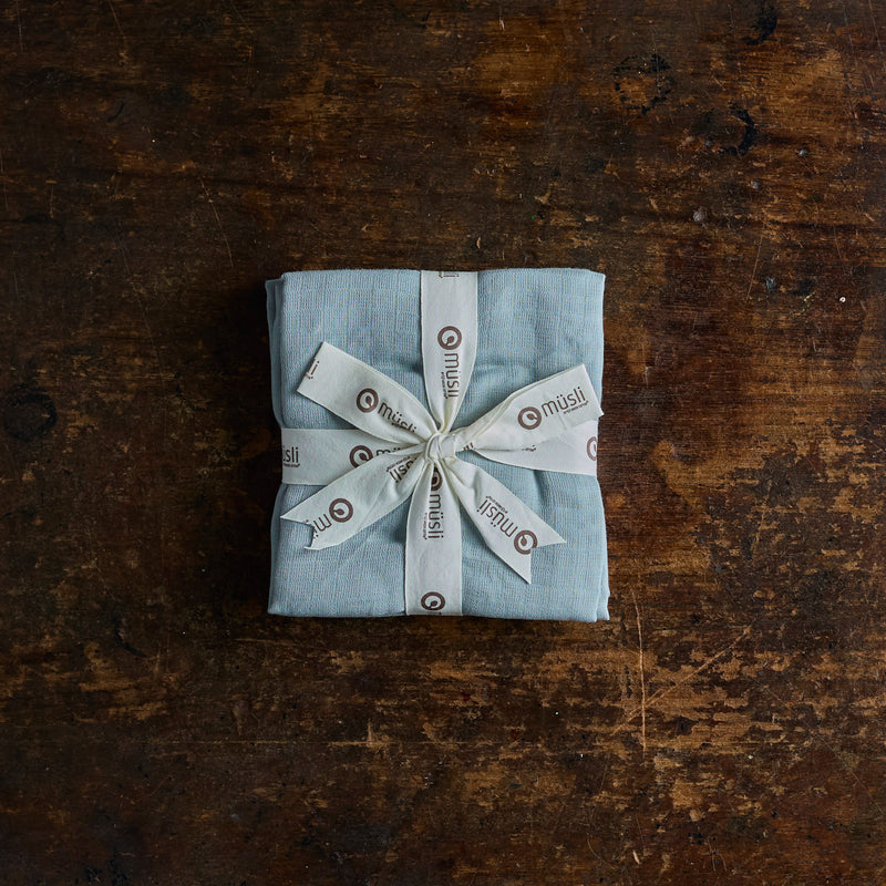 Cotton Muslin - Jasmin Blue - Set of 2