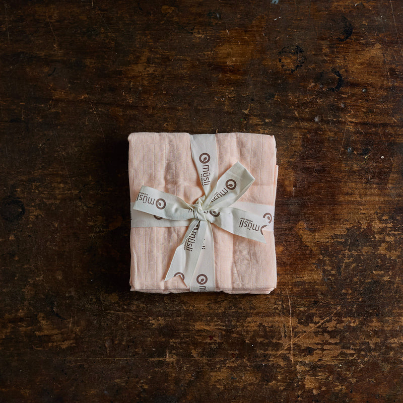 Cotton Muslin - Peony - Set of 2