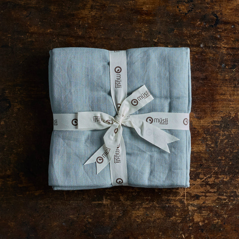 Cotton Swaddle - Jasmin Blue - Set of 2