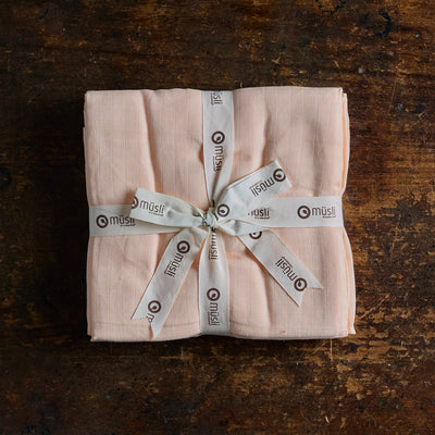 Cotton Swaddle - Peony - Set of 2