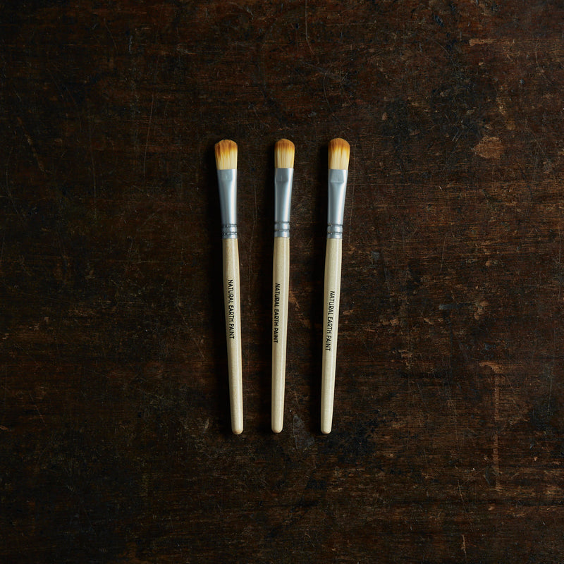 Eco-Friendly Paint Brushes - Set of 3