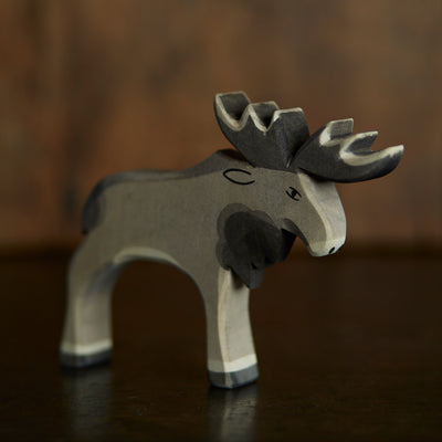 Handcrafted Wooden Moose