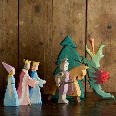 Handcrafted Wooden King