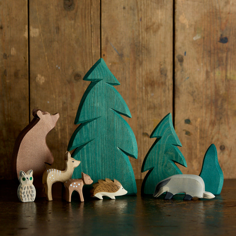 Handcrafted Wooden Small Fawn