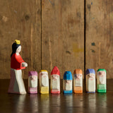 Handmade Wooden Dwarf - Violet