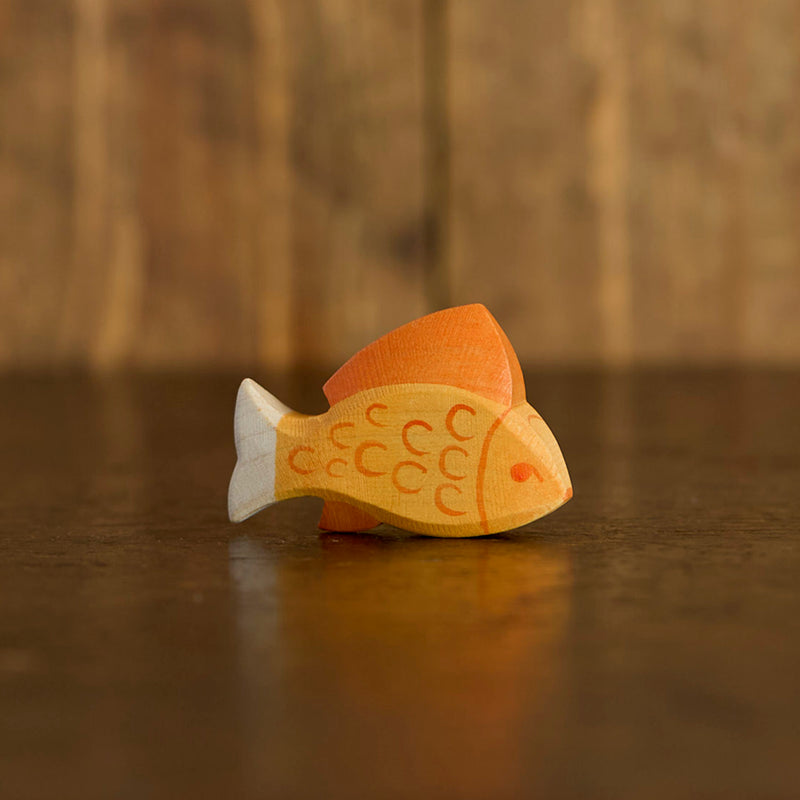 Handcrafted Wooden Fish - Yellow