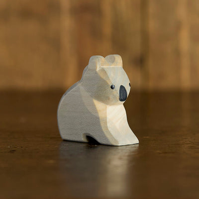 Handcrafted Wooden Koala Sitting