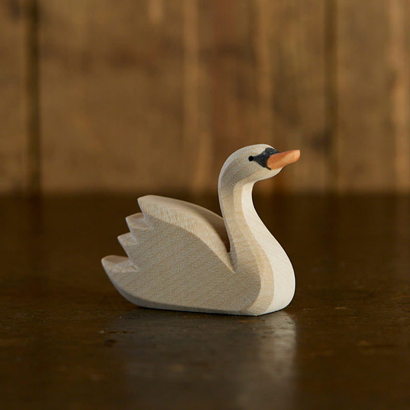 Handcrafted Wooden Swan Head High