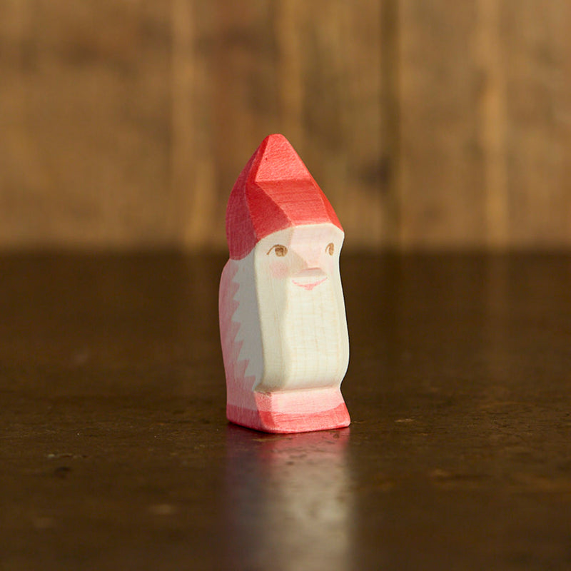 Handmade Wooden Dwarf - Red