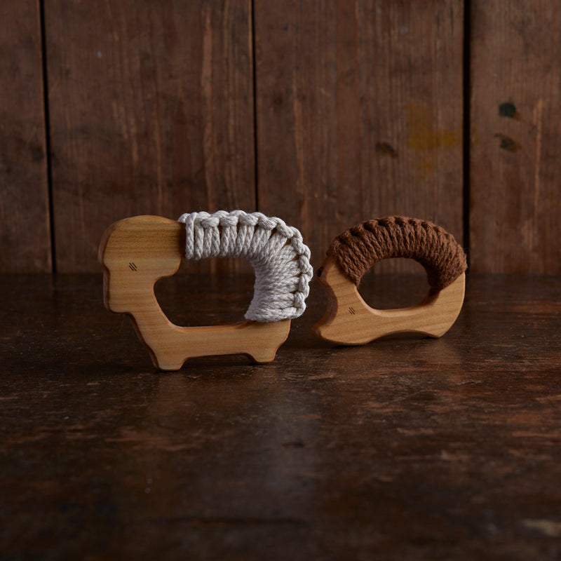 Wooden Hedgehog Teether