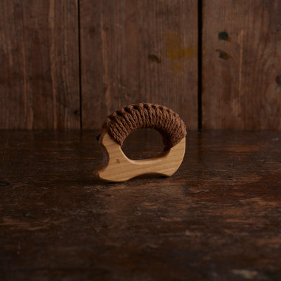 Wooden Hedgehog Teether