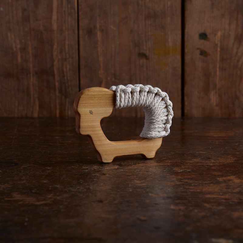 Wooden Sheep Teether