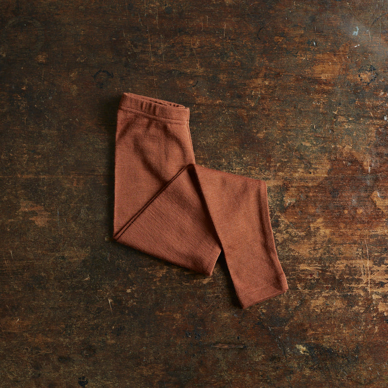 Finch Leggings - Merino Wool - Cinnamon