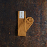 Adults Weaver Knee High Socks - Wool - Ochre