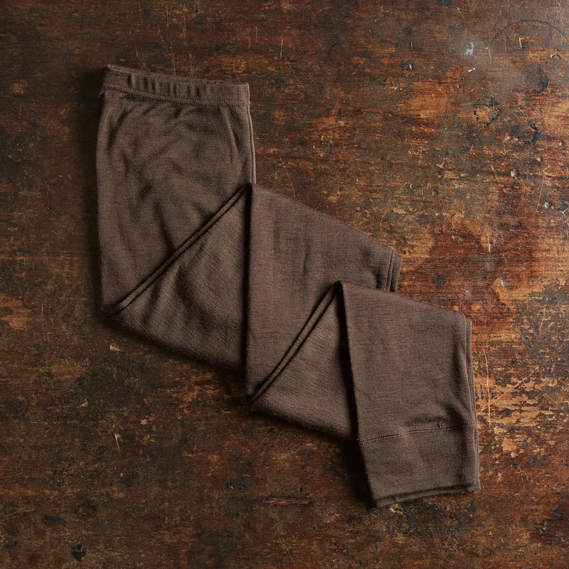 Condor Womens Leggings - Merino Wool - Bark