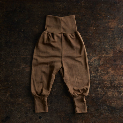 Batis Baby Pants - Merino Wool & Silk - Almond