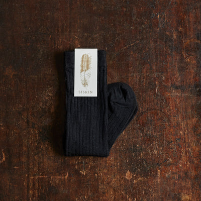 Baby & Kids Weaver Knee High Socks - Wool - Coal