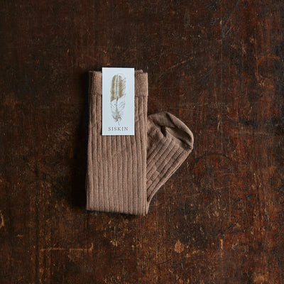 Baby & Kids Weaver Knee High Socks - Wool - Hazelnut