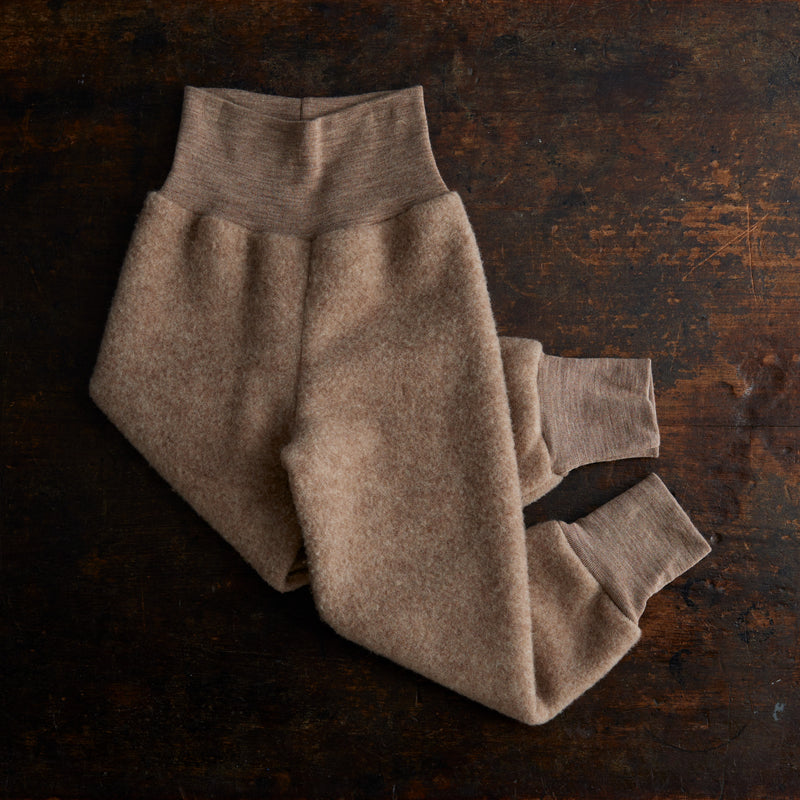 Barbet Baby & Kids Pants - Merino Wool Fleece - Driftwood