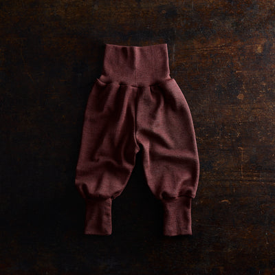Batis Baby Pants - Merino Wool & Silk - Fig