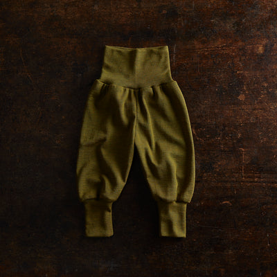 Batis Baby Pants - Merino Wool & Silk - Seaweed
