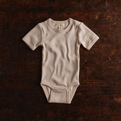 Acuta Baby Body - Cotton Pointelle - Shell