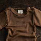 Crane Baby Body - Merino Wool & Silk - Almond