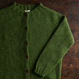 Coast Women's Cardigan - British Heritage Wool - Forest