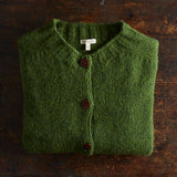 Coast Women's Cardigan - British Heritage Wool - Forest