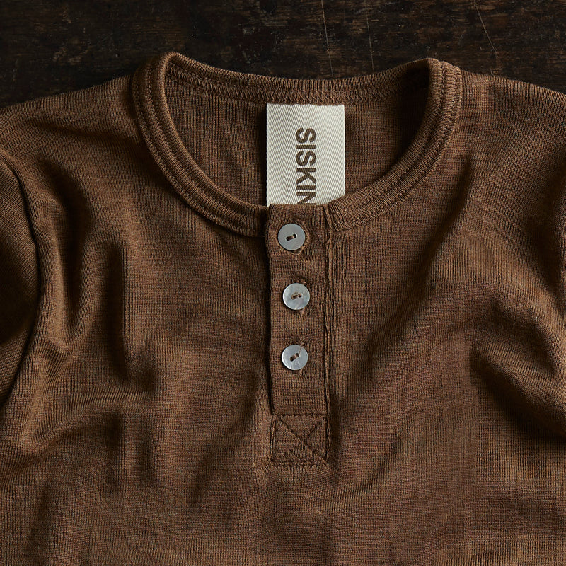 Dunlin Top - Merino Wool & Silk - Almond