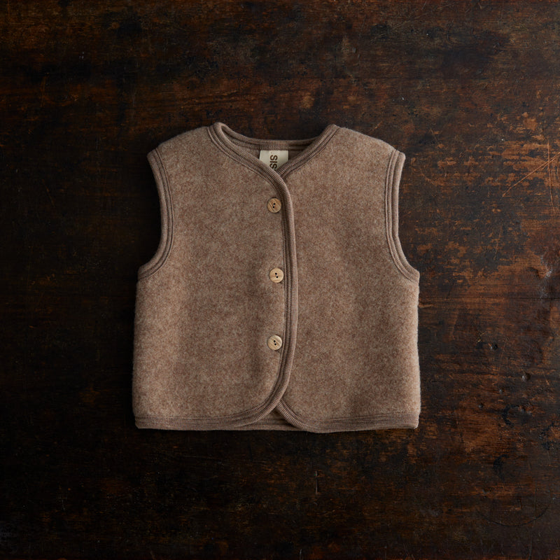 Baby bodywarmer van wol - 0 tot 2 jaar - De Wollenwinkel Baby bodywarmer van wol - 0 tot 2 jaar - De Wollenwinkel
