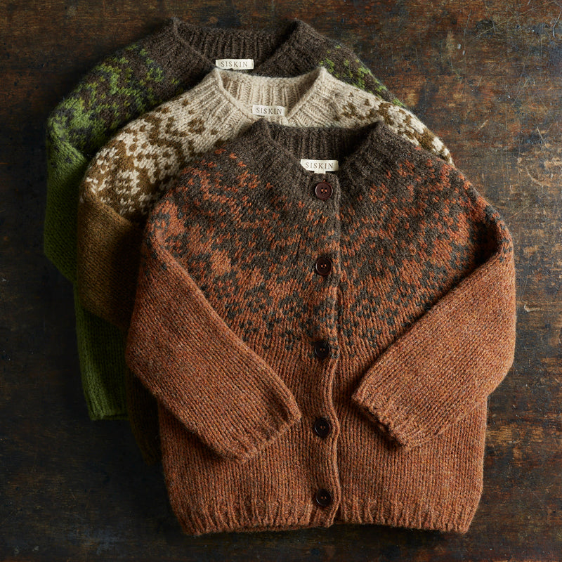 Fauna Cardigan - Lambswool - Juniper