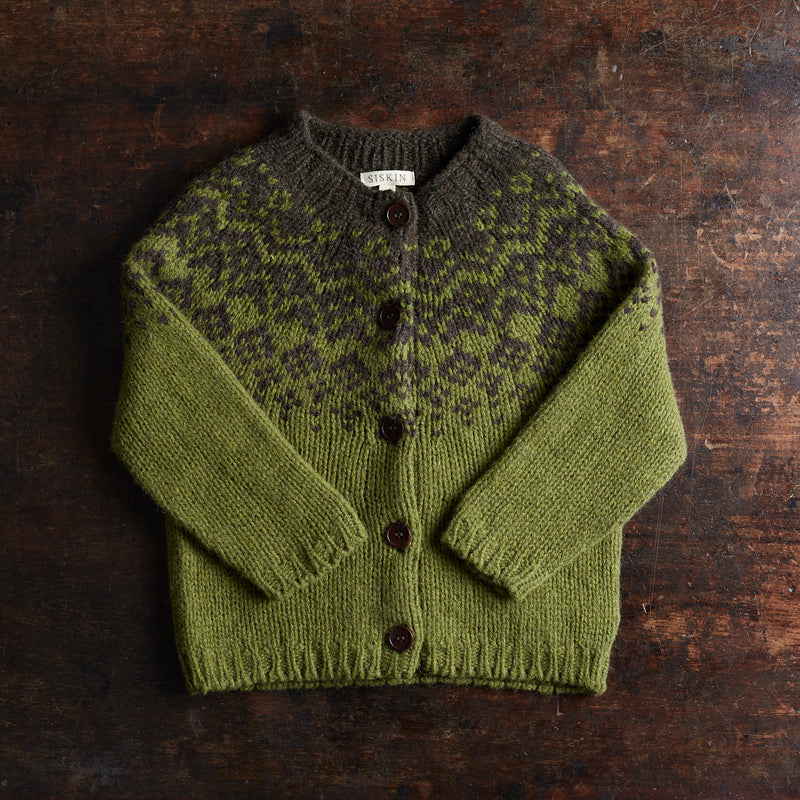 Fauna Cardigan - Lambswool - Juniper