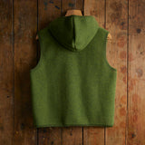 Falcon Womens Vest - Merino Wool Fleece - Forest