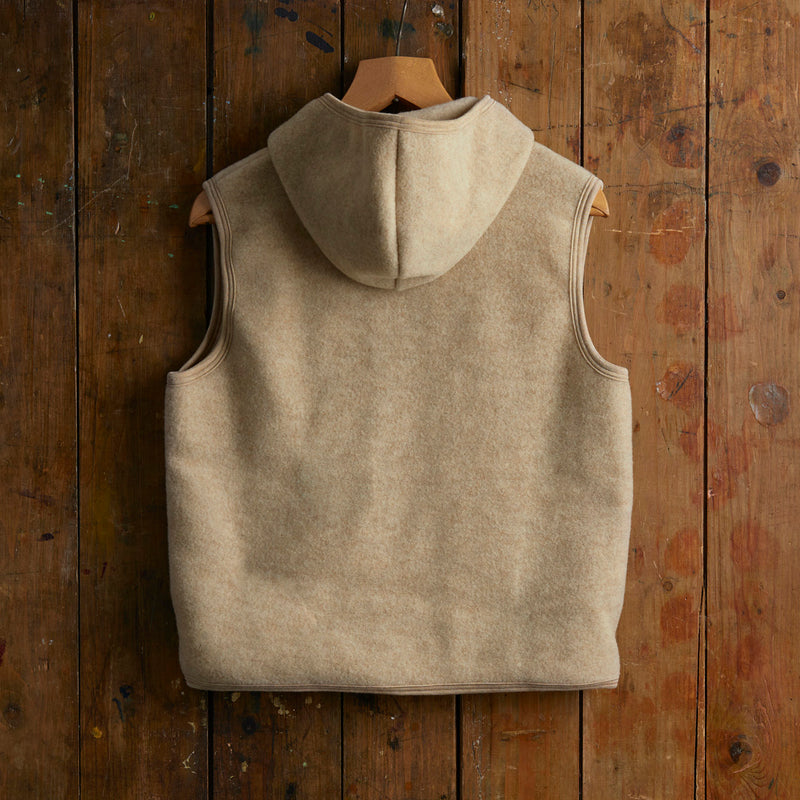 Falcon Womens Vest - Merino Wool Fleece - Sandstorm