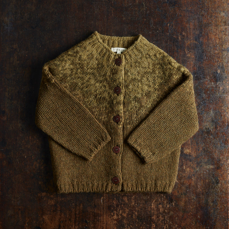 Fauna Cardigan - Lambswool - Olive