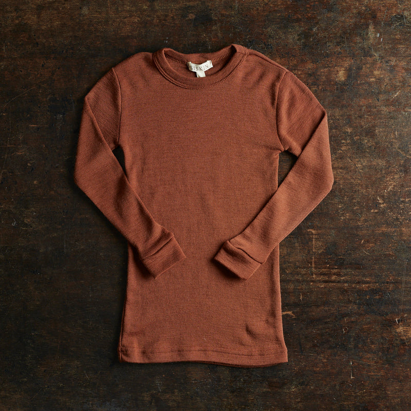 Heron Top - Merino Wool - Cinnamon