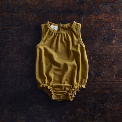 Keet Baby Romper - Merino Wool & Silk - Pistachio