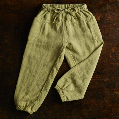 Linden Trousers - Linen - Celadon