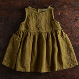 Aspen Dress - Linen - Olive