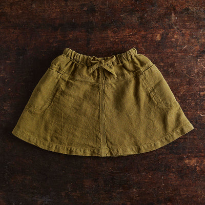 Juniper Skirt - Linen - Olive